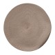 Подложка за хранене кръгла ф38см PVC сива (9969) - Horecano
