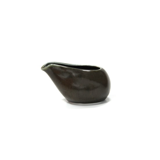 Порцелановa сосиера 100мл ANTIQUE-BLACK (TR0007B) - Horecano