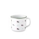 Порцеланова чаша / канче 9,9см h8,7см 350мл с декор Altaussee Rot RETRO MUGS - G.Benedikt