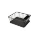 Метален сушилник за съдове на  1 етаж  36,3x30,2x14,5см G-MATT BLACK-(23259-001) - Horecano