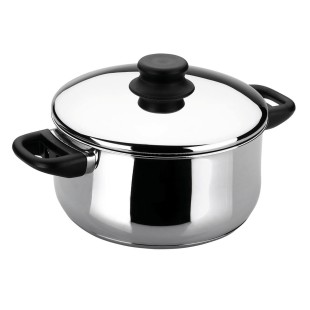 Иноксова тенджера  с капак   ф20см   3л  - Garinox