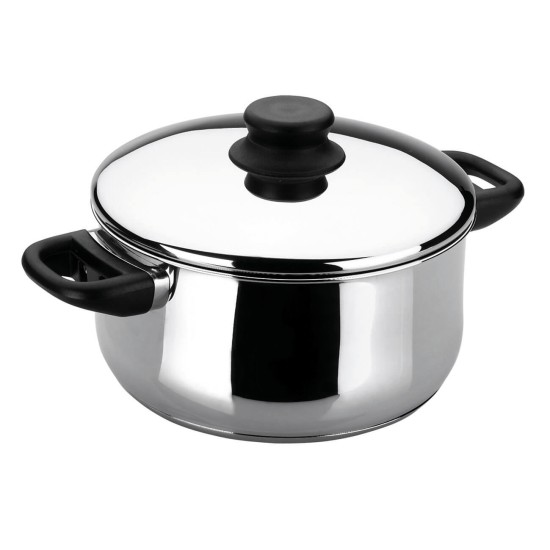 Иноксова тенджера  с капак   ф20см   3л  - Garinox