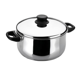 Иноксова тенджера  с капак ф20см  3.8л  - Garinox