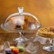 Стъклено плато за торта на столче с капак PATISSERIE - Pasabahce