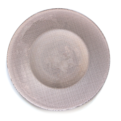 Стъклено плато за сервиране ф31см COPPER -INCA METALLIC (4.50012) - Bormioli Rocco