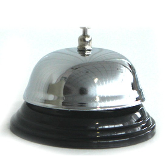 Иноксово звънче, сервитьорско, ф8,5см, HORECANO-(5223-4049 / 7786)