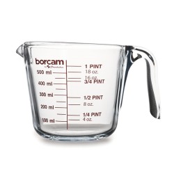 Стъклена кана мерителна 0.500мл. BORCAM - Pasabahce